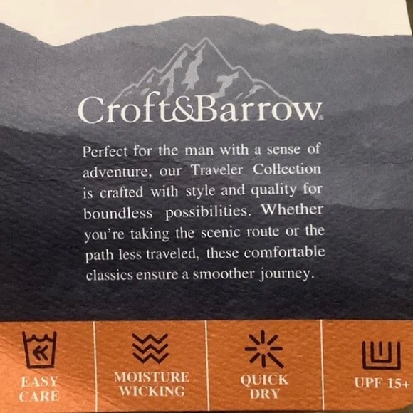 Croft & Barrow 50 Green 100% Nylon Belted Cargo Pocket Hiking Outdoor Shorts - Picture 5 of 14